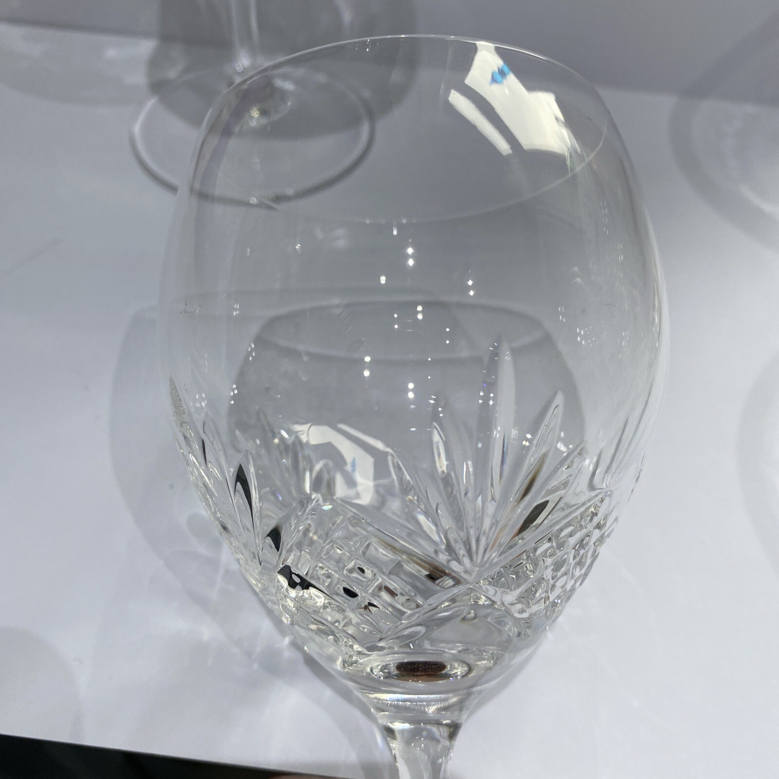 Pair Of Edinburgh International Lead Crystal Wine Glasses eBay