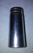  SNAP ON TOOLS 1" SAE 1/2" DRIVE 6 POINT DEEP CHROME SOCKET TS321 