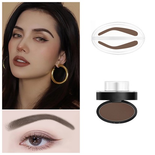 2PC Cosmetic Definition Natural Shape Eyebrow Shadow Stamp Waterproof - Picture 16 of 21