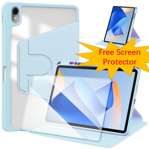 Leather Smart Case With Screen Protector For iPad 10 9 8 7 6 5 Mini Air Pro 11 - Picture 15 of 19