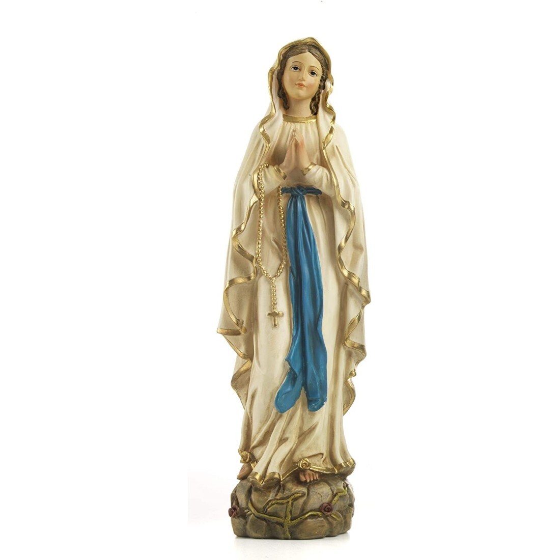 Statua in resina maria madonna di lourdes h.12 cm  PAB-PB5174C-1