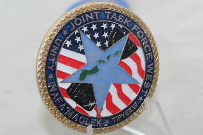 Super Typhoon Yutu Joint Task Force West Inafa'Maolek Challenge Coin