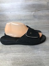 Vionic unisex - kiwi adjustable slide sandal in Black/Grey Men's Size 8