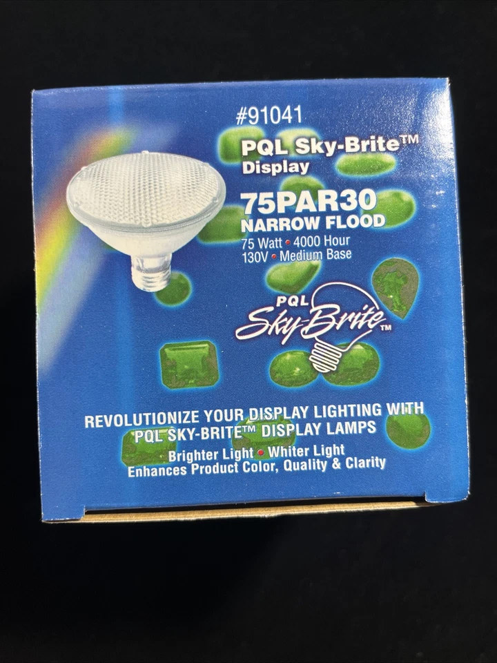 ⚡️Lot of 4⚡️ PQL Display 75PAR30 Narrow Flood 130v Medium Base 4000hr - Image 4 of 4