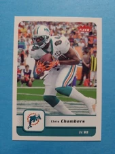 CHRIS CHAMBERS 2006 FLEER FOOTBALL CARD # 53 F8755