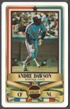 1982 Perma-Graphics/Topps Credit Cards - All-Stars #150-ASN8212 Andre Dawson
