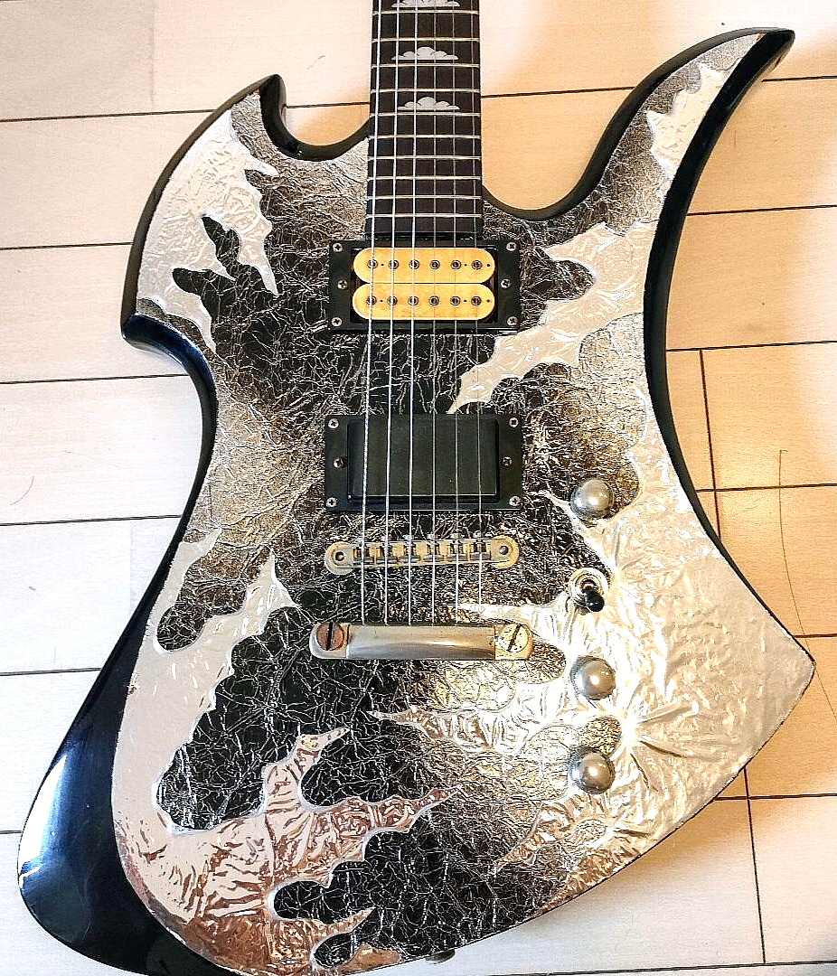アリアプロ　モッキンバード Aria Pro Mockingbird SIlver Sugizo Hide Fernandes Burny B.C.
