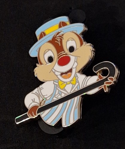 Walt DISNEY PARKS DAPPER DAN Set Chip & "Dale" Dapper Days Pin Trading