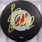 LARRY ROBINSON Autographed New Jersey Devils NHL Hockey Puck Signed Coach