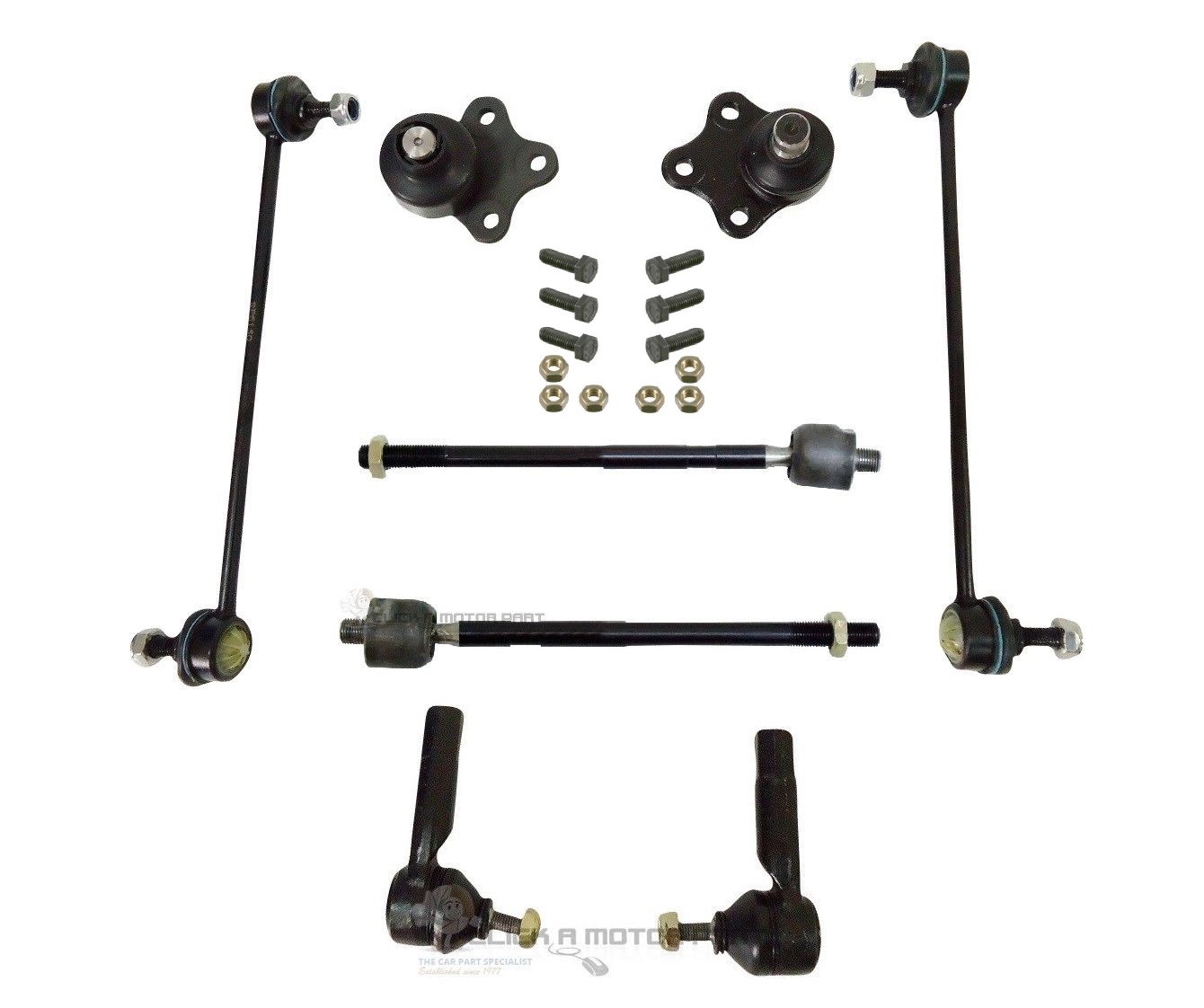 FORD FIESTA MK6 ST150 FRONT 2 BALL JOINTS + 2 LINKS + 2 OUTER & 2 INNER ENDS eBay