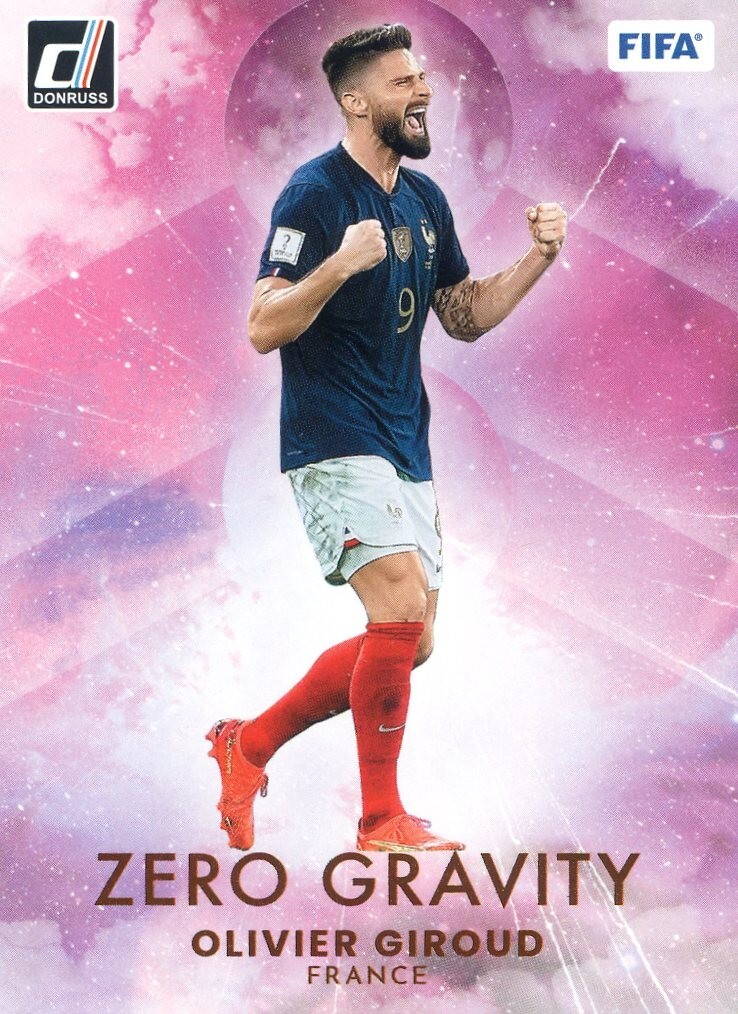 2022-23 Donruss Soccer FIFA Zero Gravity Olivier Giroud