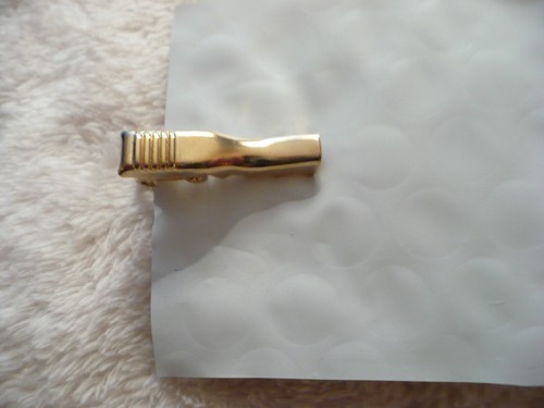 WM- VINTAGE GOLDFARBENE KRAWATTENNADEL #50985 (SCHÖN!!!!! - Bild 7 von 9