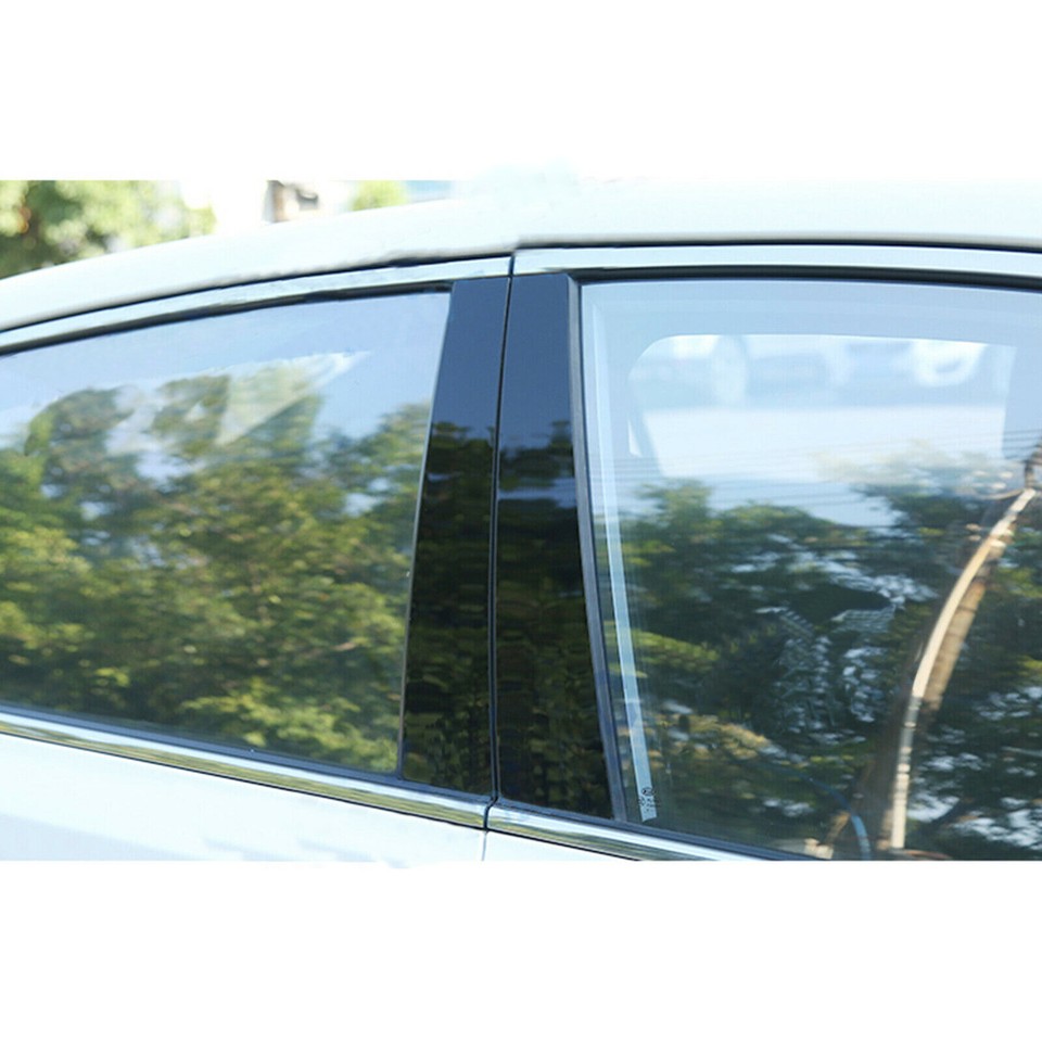 Black Pillar Posts For Scion XB 08-15 8pc Set Door Cover Trim