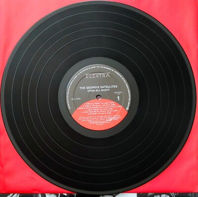 GEORGIA SATELLITES (THE) – OPEN ALL NIGHT LP 33 RPM VINYL - EX