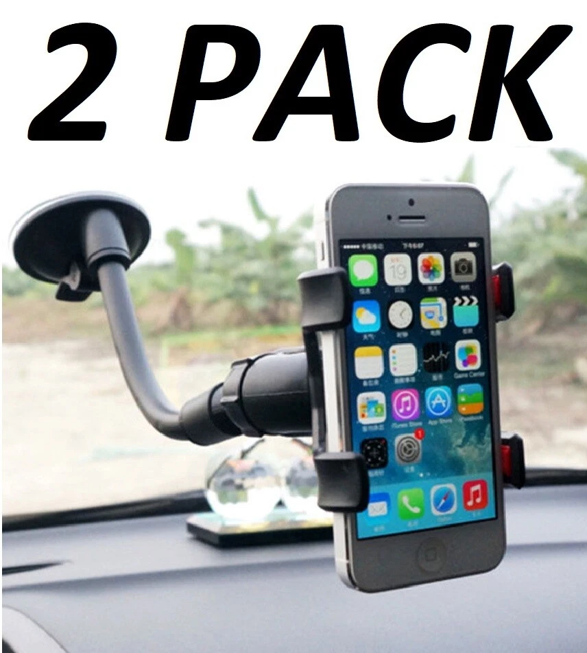 Car Cell Phone Holder, 360 Rotation Car Holder (2 Packs