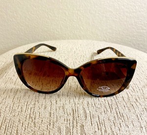Oscar de la renta gafas de sol Naranja-Negro Estampado Animal De Moda | eBay