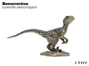 ITOY 1:35 scale Jurassic World baby blue velociraptor dinosaurs | eBay