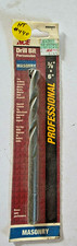 MADE IN USA 3/8" X 6" BLACK Professional Masonry Drill Bit HSS. HT#440