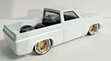 CUSTOM WHEELS ONLY NO TRUCK FITS ON 83 SILVERADO HOT WHEELS 1/64 3B GOLD
