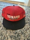 Vintage Team Yamaha Racing Hat Snapback Cap Performance Snowmobiles Rare Usa