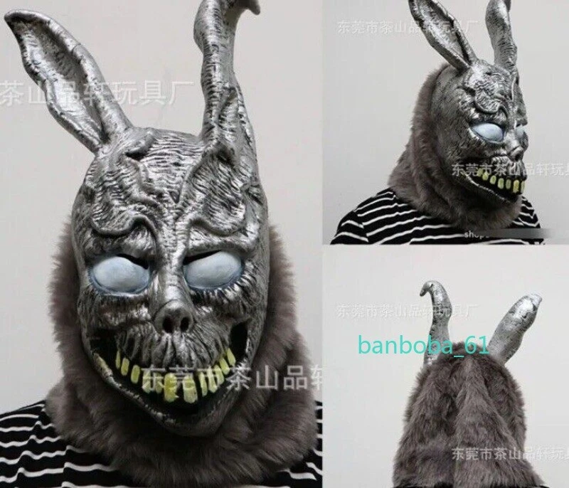 Donnie Darko Mask Horror Frank The Bunny Halloween Masks Latex Headgear Party - Image 2 of 3