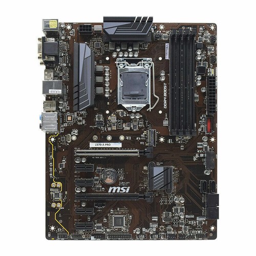 Płyta główna MSI Z370-A PRO LGA 1151 Intel Z370 DDR4 SATA3 DP DVI 2-way CrossFire - Zdjęcie 1 z 8