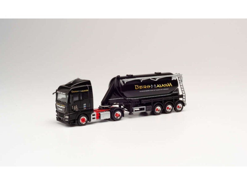 HERPA 1/87 SEMIRIMORCHIO SILO MAN TGX XLX EURO 6C "SILO MELMER / BERGALARM"