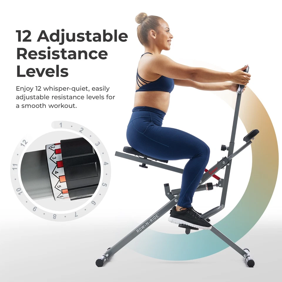 Sunny Health & Fitness Row-N-Ride? Pro-Smart Squat Assist Trainer SF-A023053 - Image 4 of 4