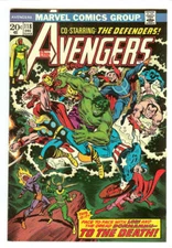 AVENGERS #118 7.0 // AVENGERS & DEFENDERS WAR PART 7 MARVEL COMICS 1973