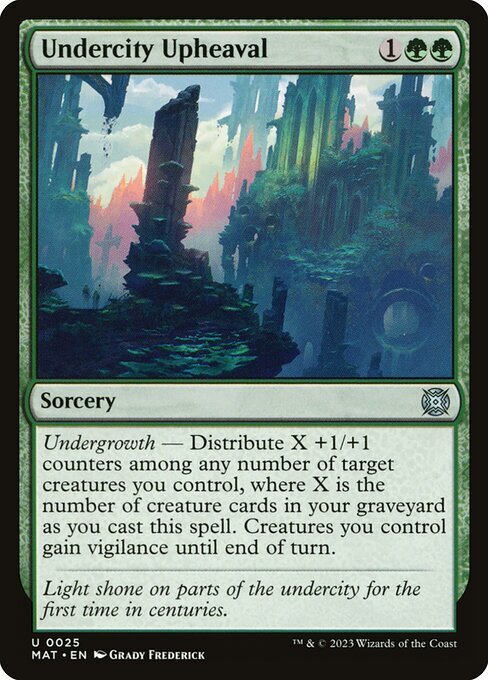 最高級 Foil - Upheaval Undercity 1x NM the of March - MTG Eng マジック：ザ・ギャザリング