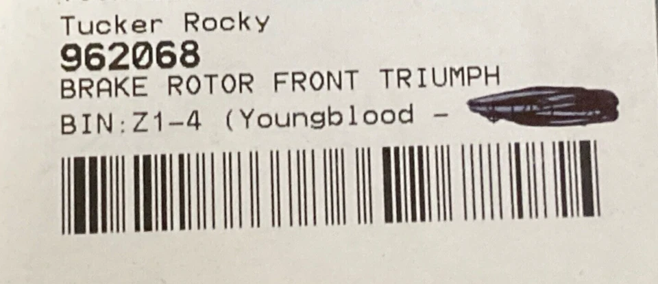 NUEVO ROTOR FRENO DELANTERO BIKEMASTER 962068 TRIUMPH Foto 3 de 3