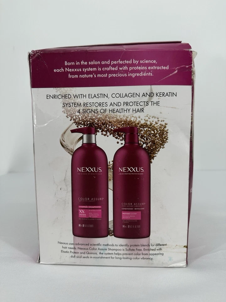 Nexxus Color Assure Shampoo and Conditioner with Protein Fusion 2 pk 32oz Each  - Image 3 of 4