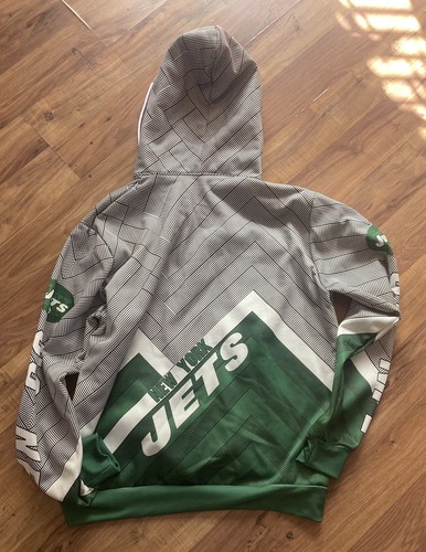 New York Jets NFL Mens Hoodie Sweatshirt Size XL Green & Gray Brand New NotWorn! - Picture 2 of 3