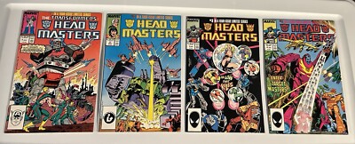 TRANSFORMERS HEADMASTERS #1 2 3 4 1987 Marvel High Grade Complete Set 4 Book Lot