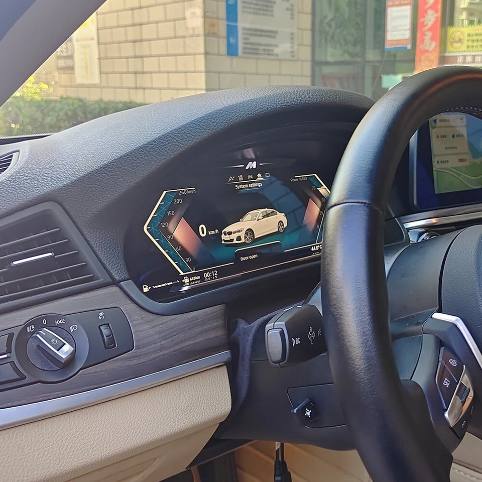 Con panel digital HUD para tablero de instrumentos BMW 5 6 7 Series X3 X4 X5 X6 2013-2020 Foto 4 de 4