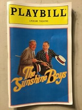 PLAYBILL TONY RANDALL, JACK KLUGMAN THE SUNSHINE BOYS Broadway December 1997