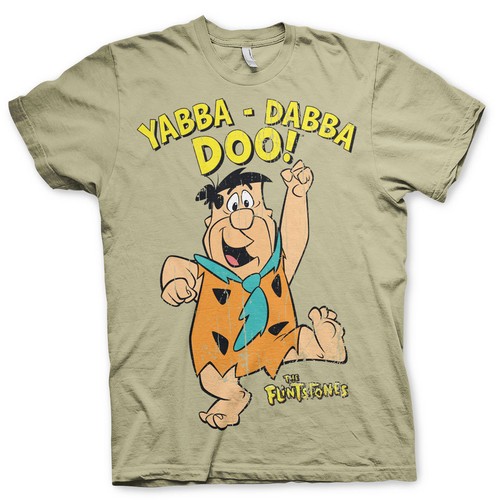 Officially Licensed The Flintstones - Yabba-Dabba-Doo Men'S T-Shirt S-5XL Sizes - Picture 8 of 22