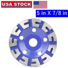 5 inch Diamond Segment Grinding Wheel Disc Grinder Cup Concrete Stone Cut