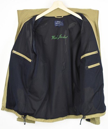Gant American Sportswear Wind Jacket Men's Size Mesh Lined Pockets - Picture 4 of 12