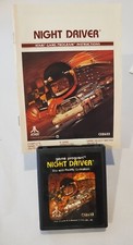 Night Driver Atari 2600 W/ Instructions - Works (1983) image