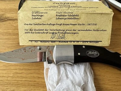 Herbertz Limited Damast Edition Sammlermesser - Bild 1 von 4