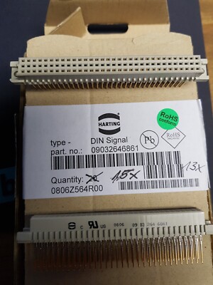 09 03 264 6861  || HARTING || DIN Connector 64er NEW   || 5 pcs