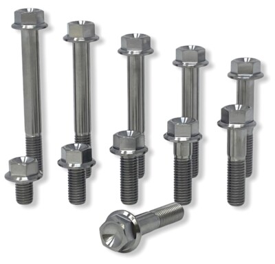 M7 Titanium DIN 6921 Hex Head Flange Bolt 10,12,15,18,20,25,30,35,40,45,50,55,60