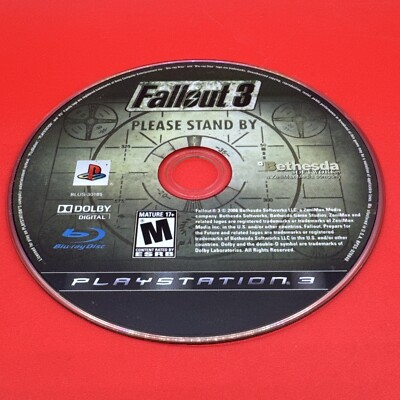 Fallout 3 (Sony PlayStation PS3, 2008) Disc Only/Tested/Fast  
