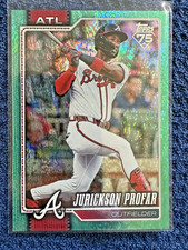 2026 Topps Series 1 Jurickson Profar Aqua Holo Foil #91 Braves