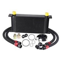 Oil Cooler Kit, 10AN Transmission Engine Cooler British Radiator 19 Row