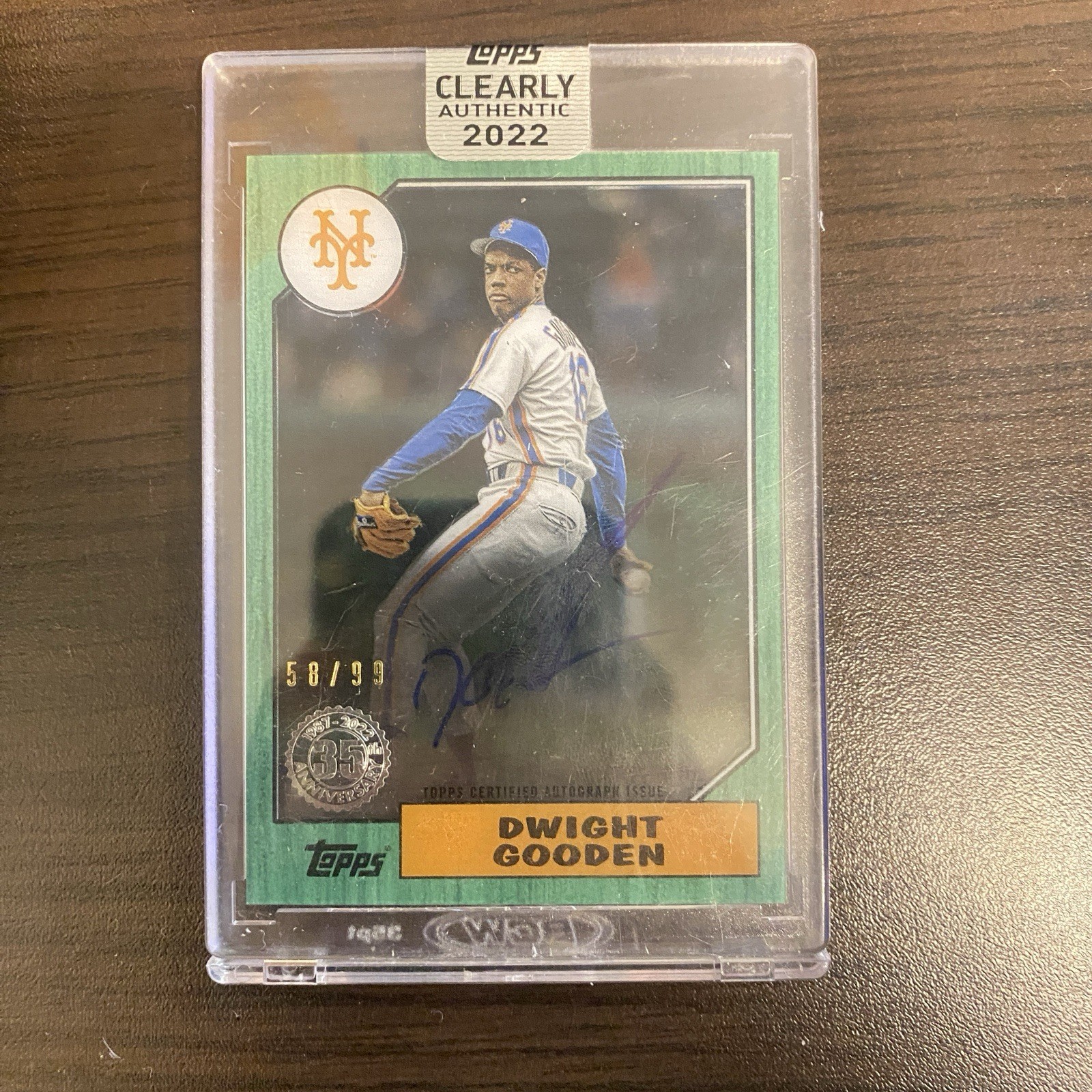2022 Topps Clearly Dwight Gooden On Card Auto /99 Factory Sealed New York Mets