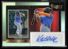 XAVIER ISAAC 2024 PANINI SELECT DIAMOND ACTION SIGNATURES SILVER PRIZM AUTO