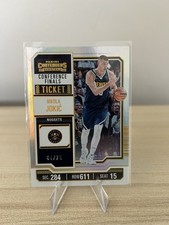 Nikola Jokic 2023-24 Panini Contenders #64/75 VLP Conference Finals Ticket. 