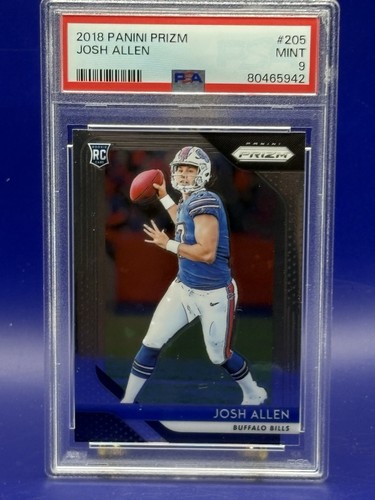 2018 Panini Prizm Rookie Josh Allen #205 PSA 9 Mint